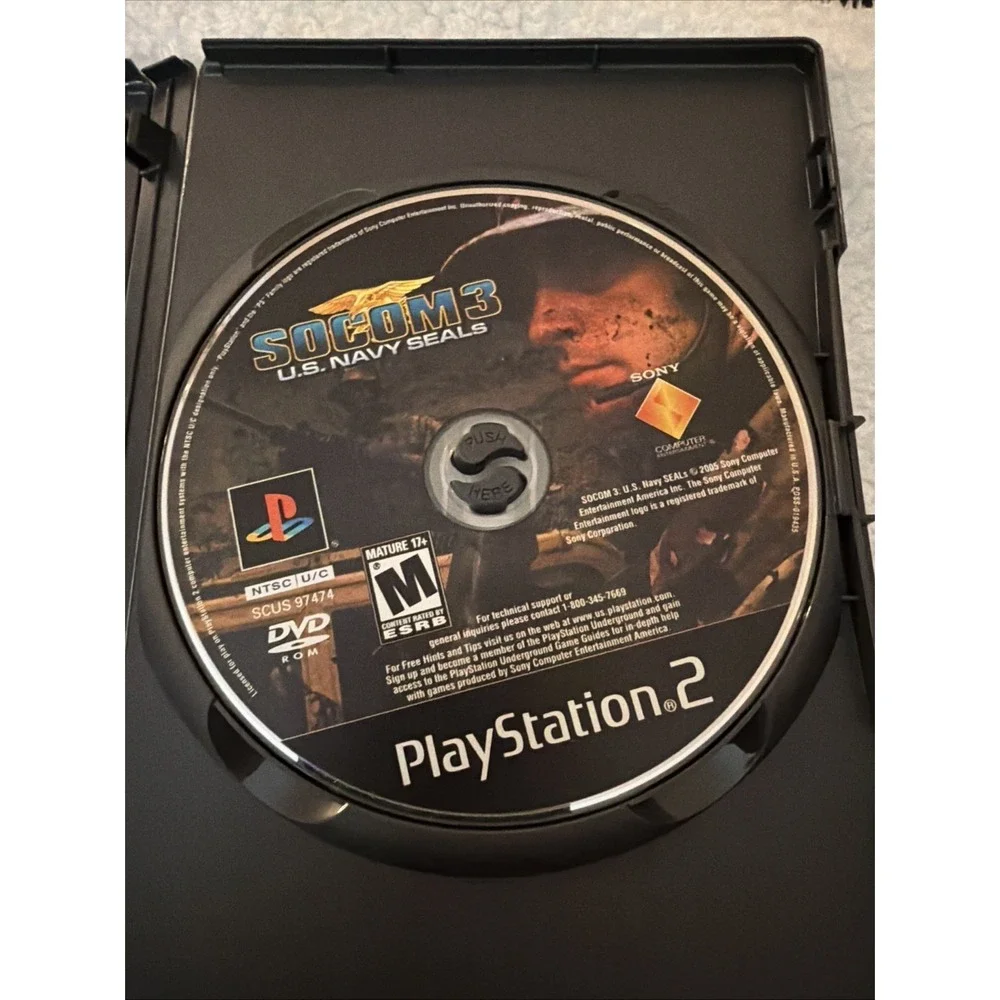 PlayStation 2 PS2 SOCOM II SOCOM III U.S. Navy Seals Greatest Hits Video Game X2